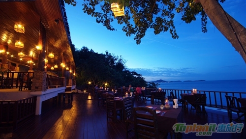 苏梅岛著名的特色餐厅悬崖餐厅