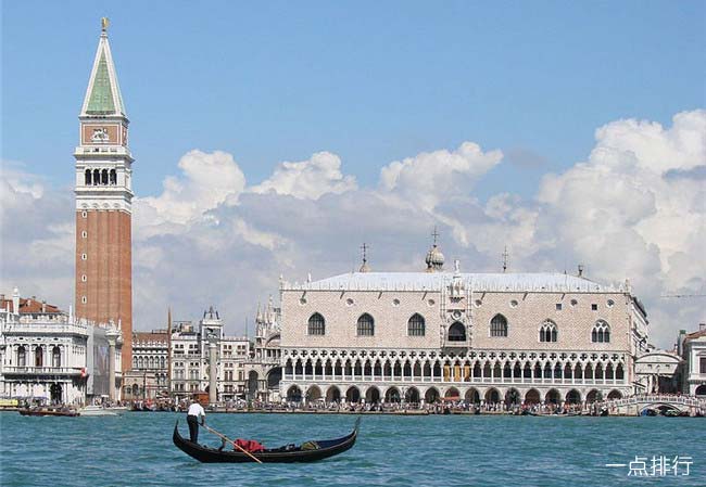 威尼斯十大著名景点排行 圣马可广场排第二